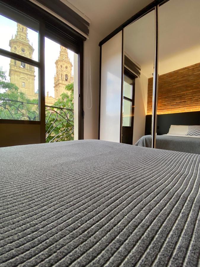 Apartamento La Redonda Catedral Y Aire Acondicionado Logroño Eksteriør bilde
